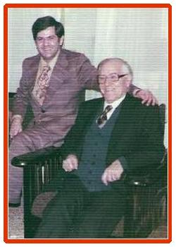 Ohannes Baghdassarian with his Son Ara 1977